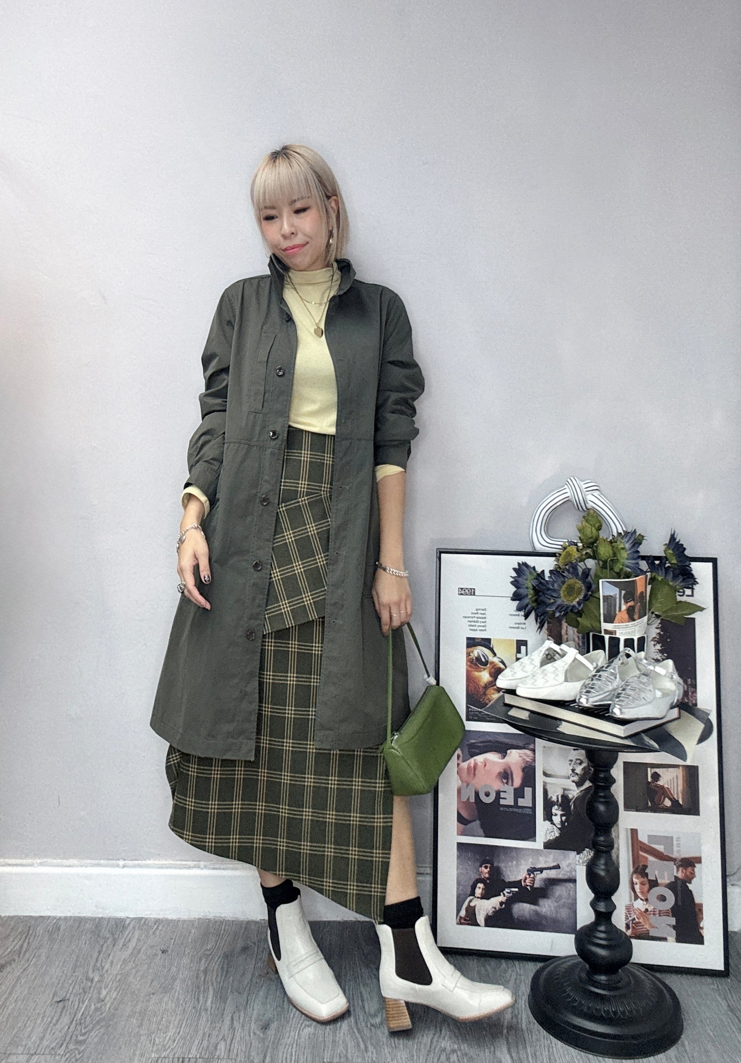 Windbreaker long coat