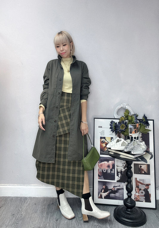 Windbreaker long coat