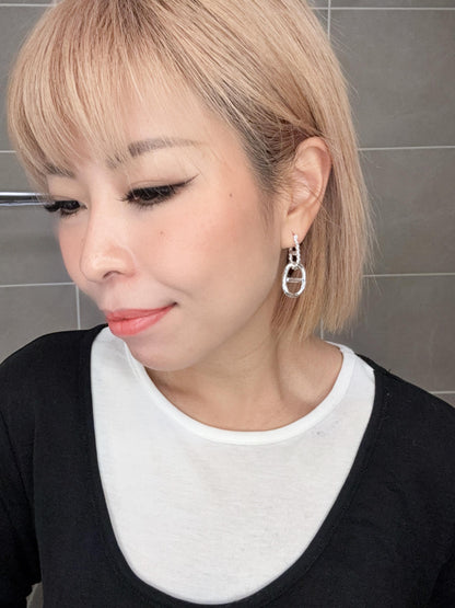 Double pig nose earrings #ass007