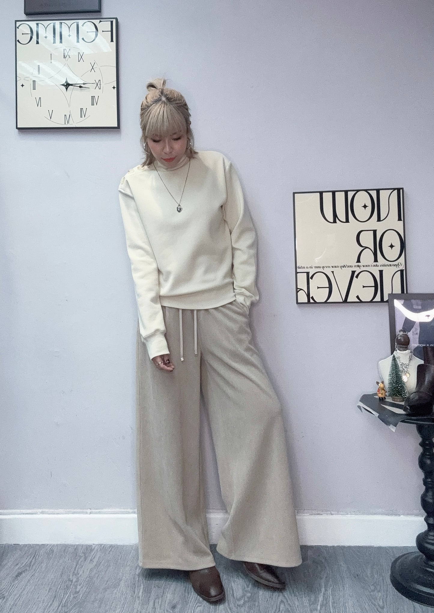 Side shoulder button top #00123