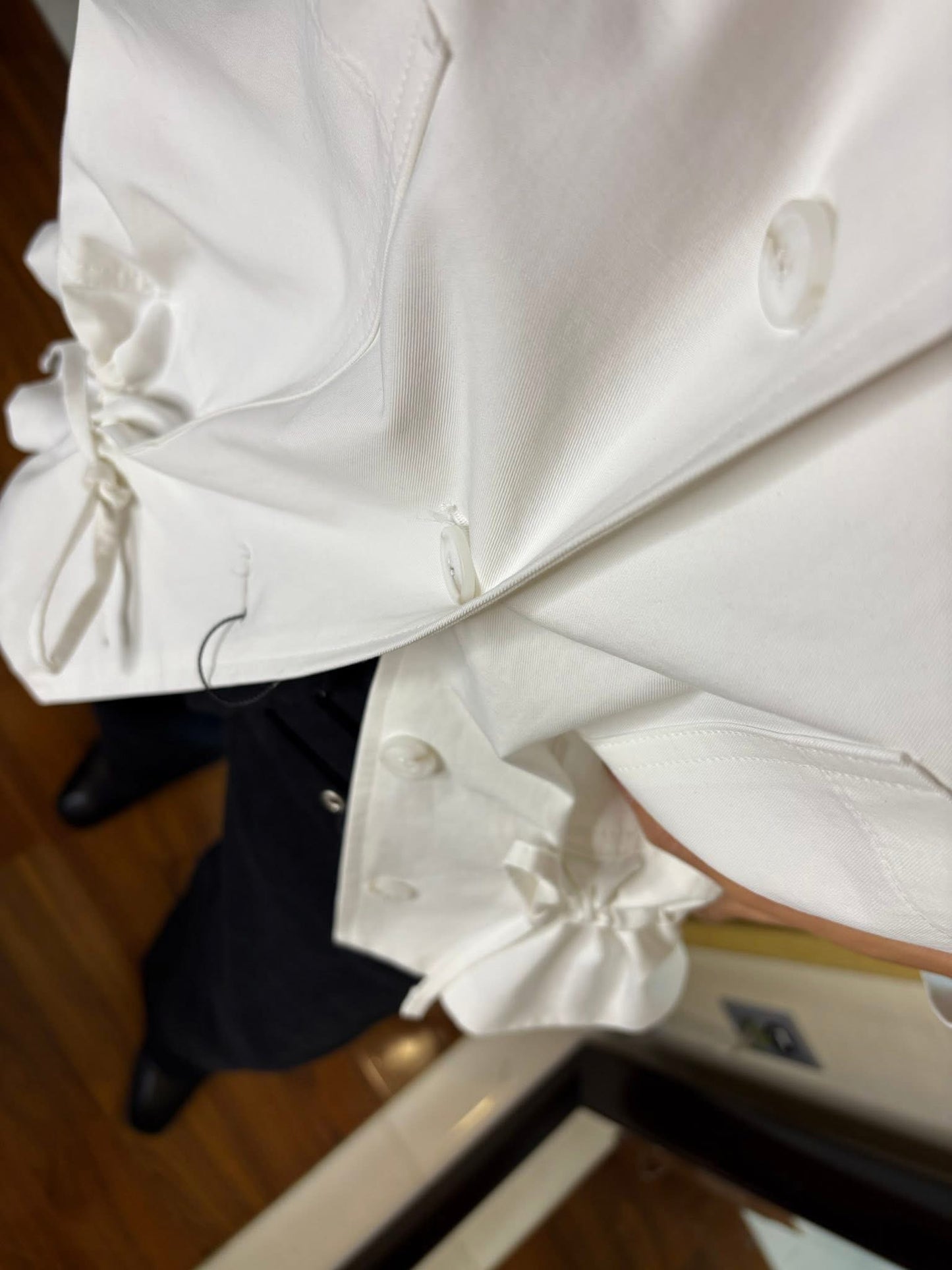 Stand collar tunic shirt jacket