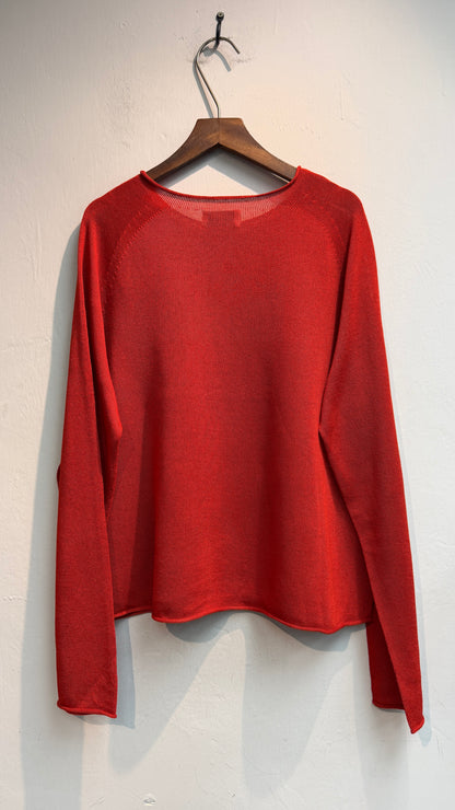 Plain knit top #00656