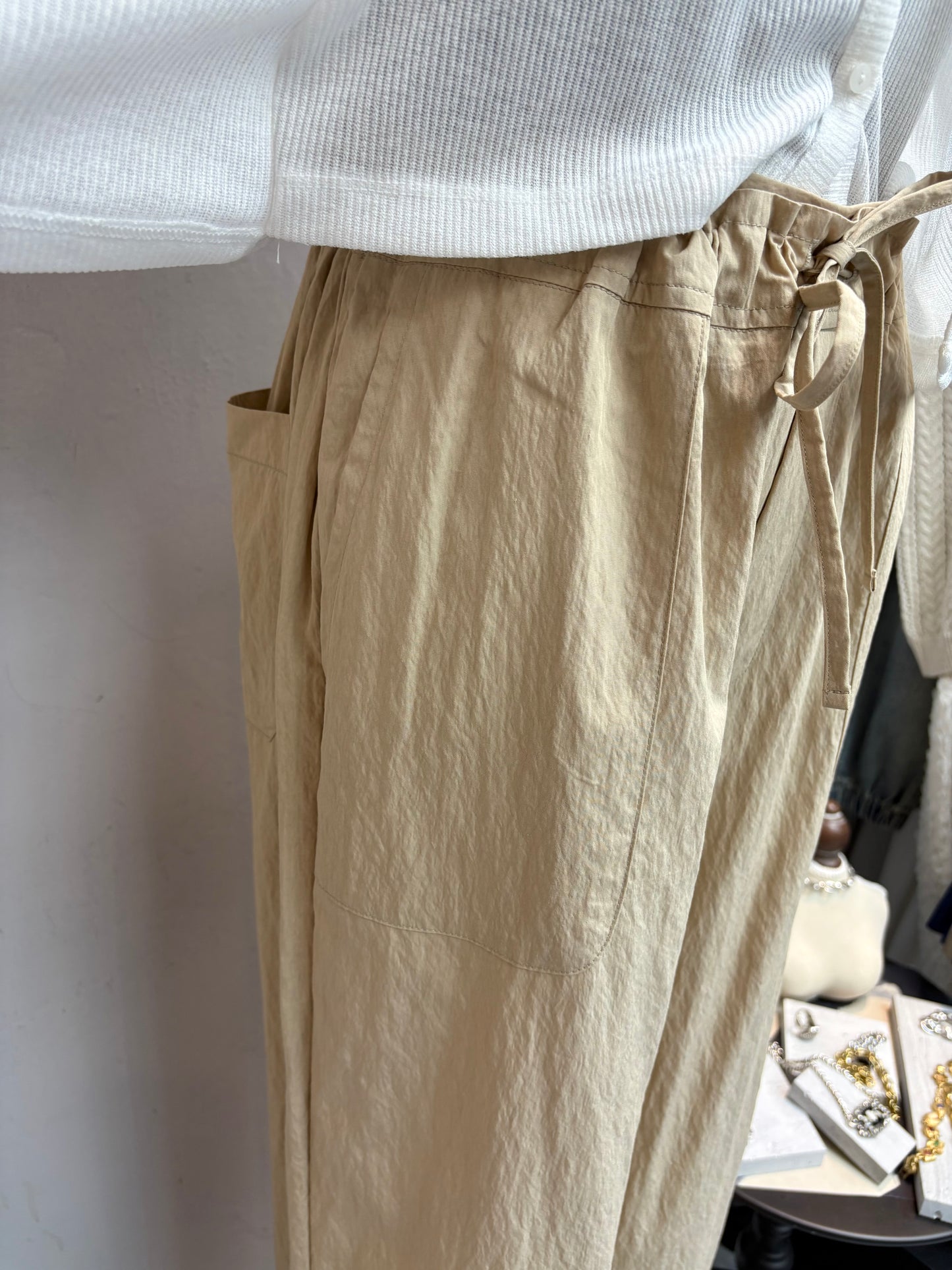 (-30%off) wrinkled pants