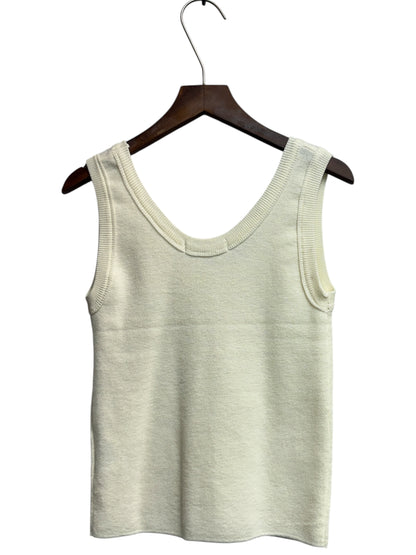Plain knitted tank top