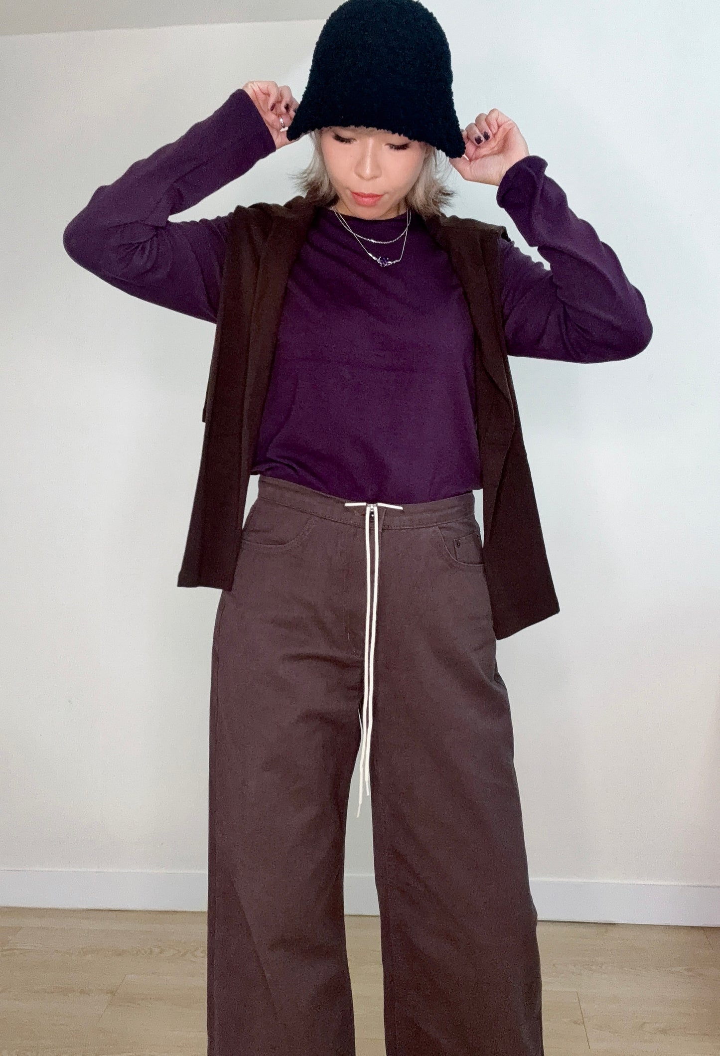 （-30% off）white rope pants #00147