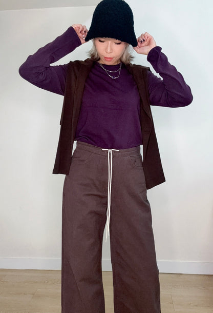 （-30% off）white rope pants #00147