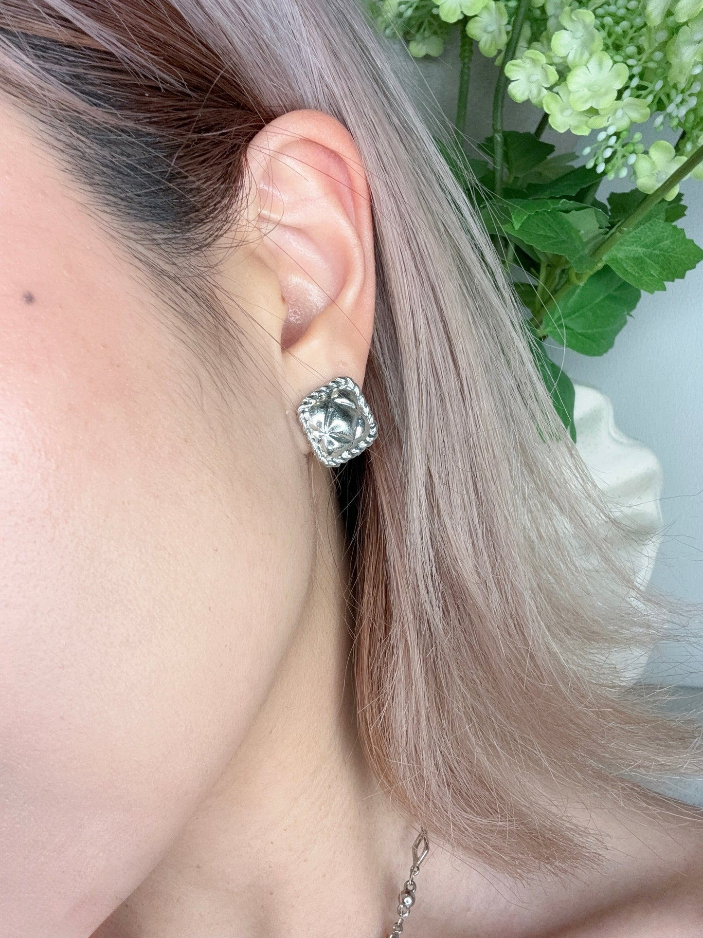 Lozenge earrings
