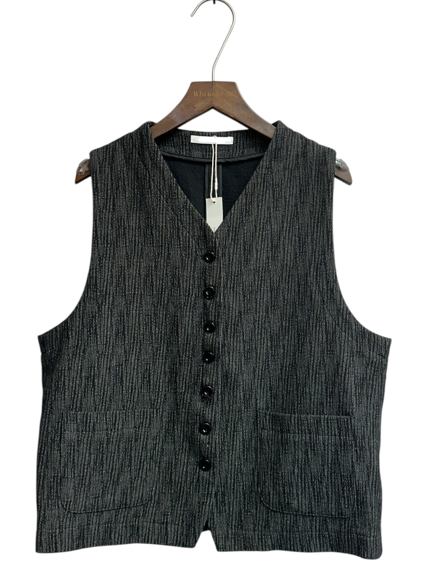 (-30% off)Weaving pattern vest blazer
