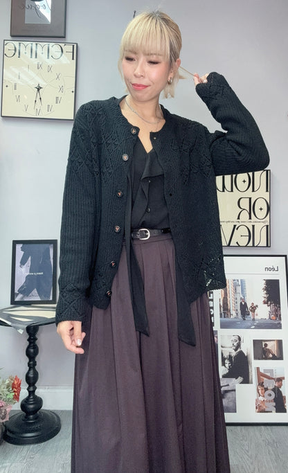 (-30% off)Red line bottom knit cardigan