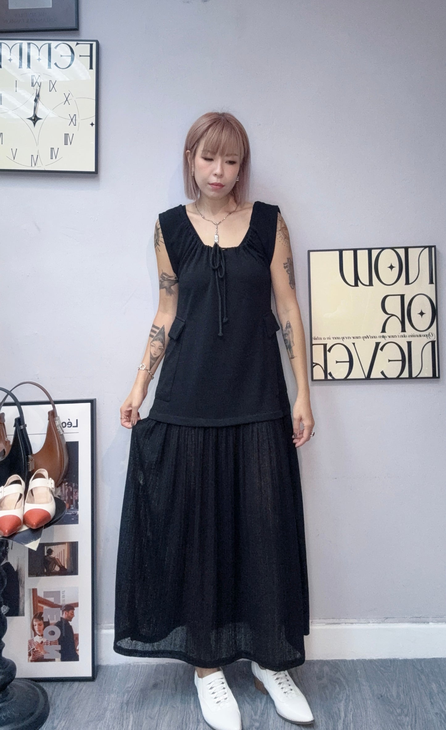 (-30%)2 tone dress