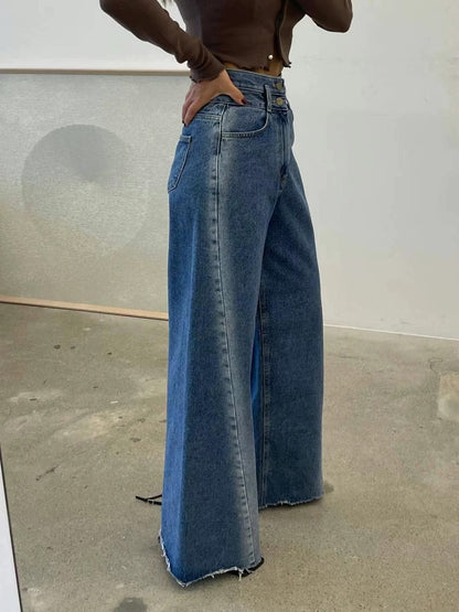 High waisted jeans