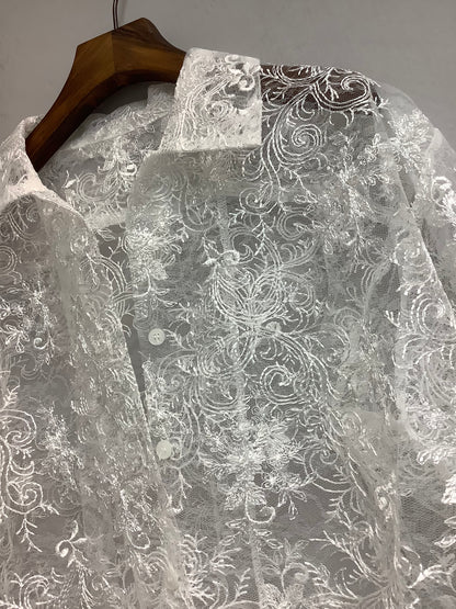(40%off) Embroidery shirt