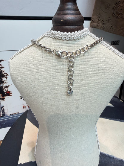 Inverted triangle necklace