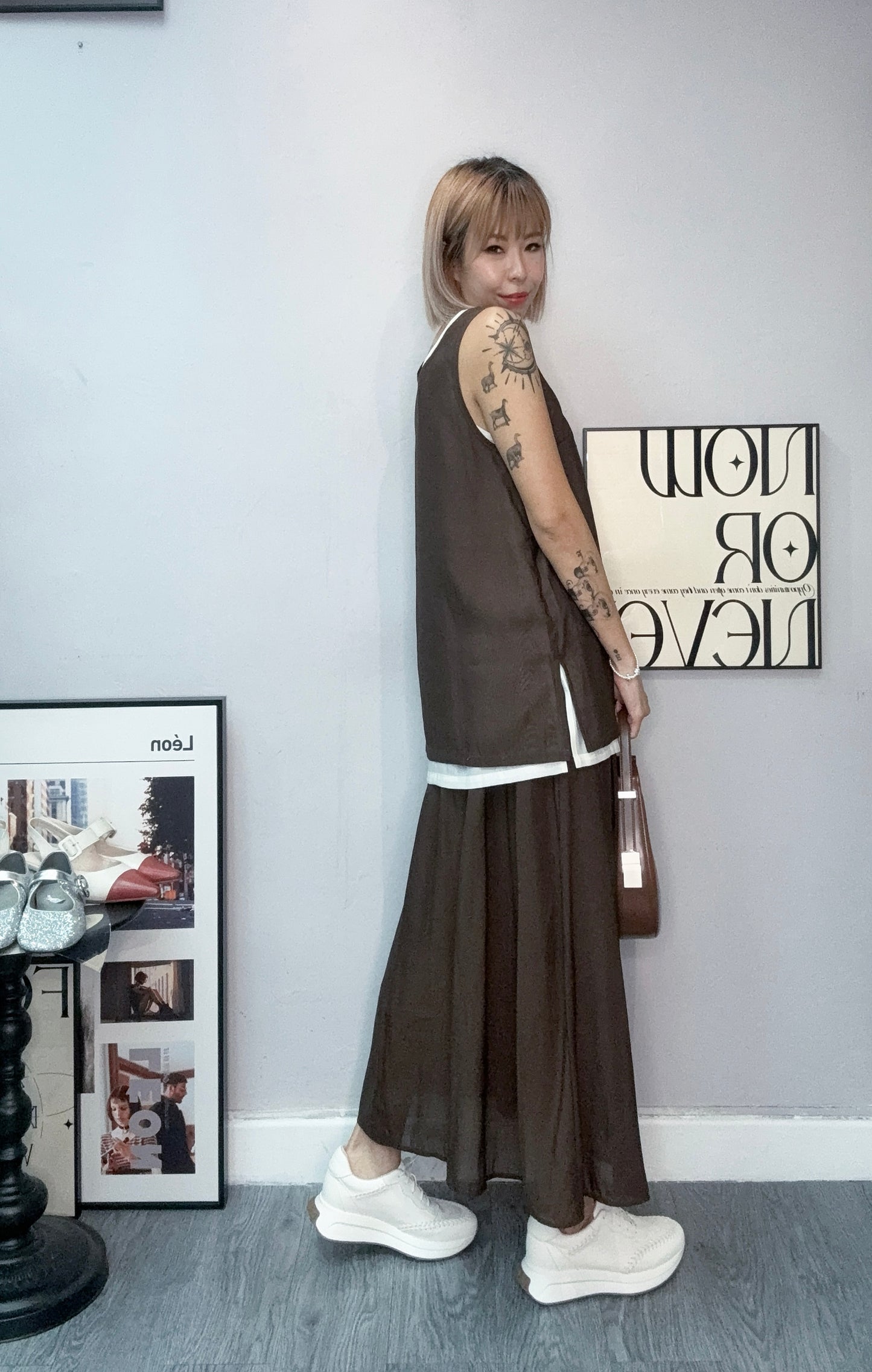 3-pieces skirt set #00793