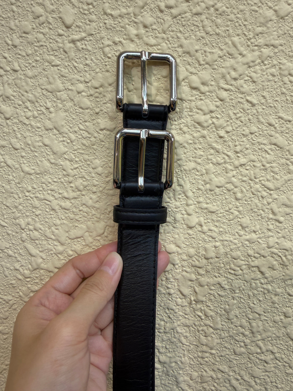 Double silver hook belt