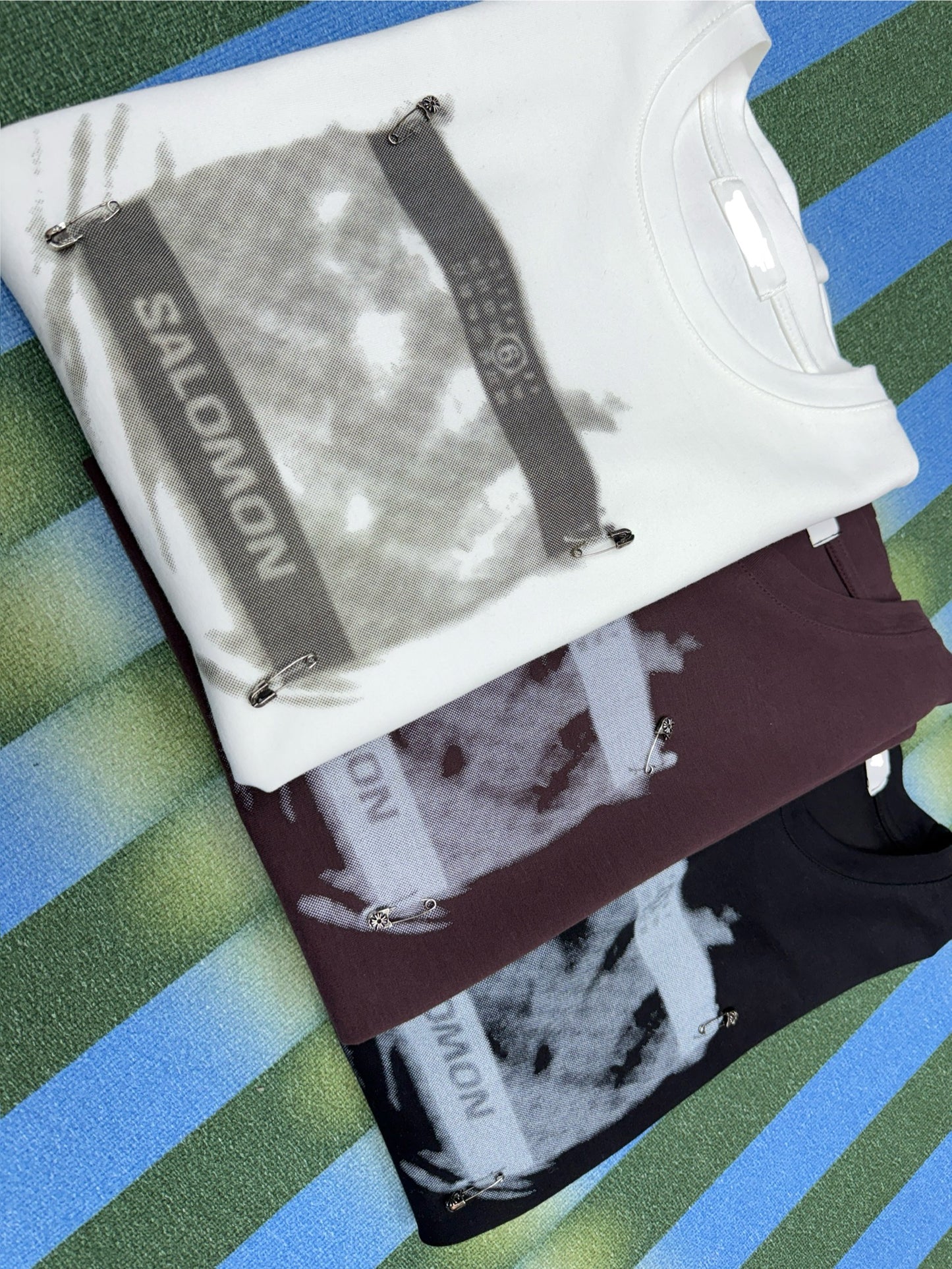 Short sleeves printed loose tee #00122