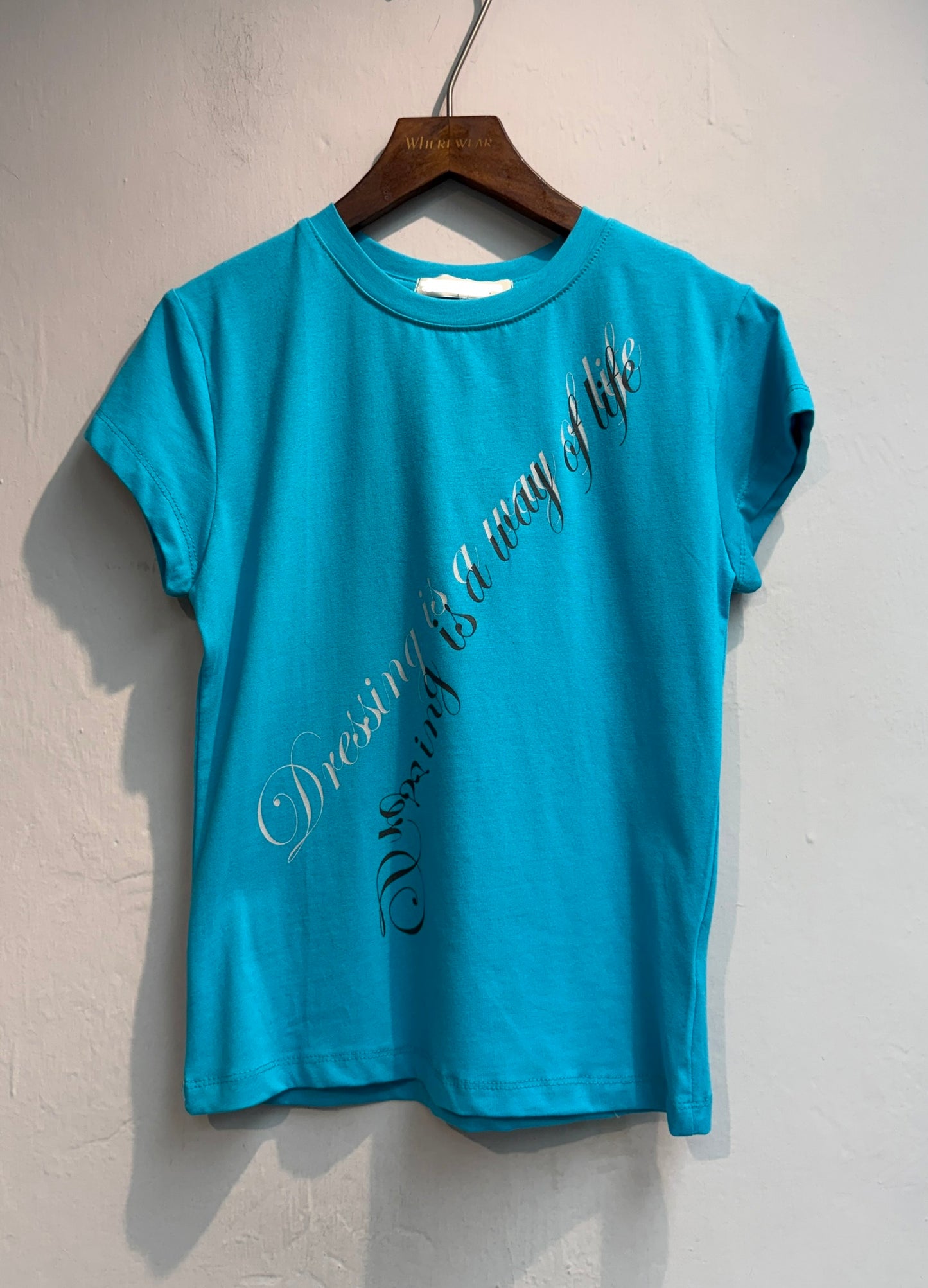 (-40%)Words slim tee #00786