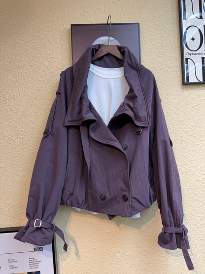 Big wire collar puff hem outer #00891