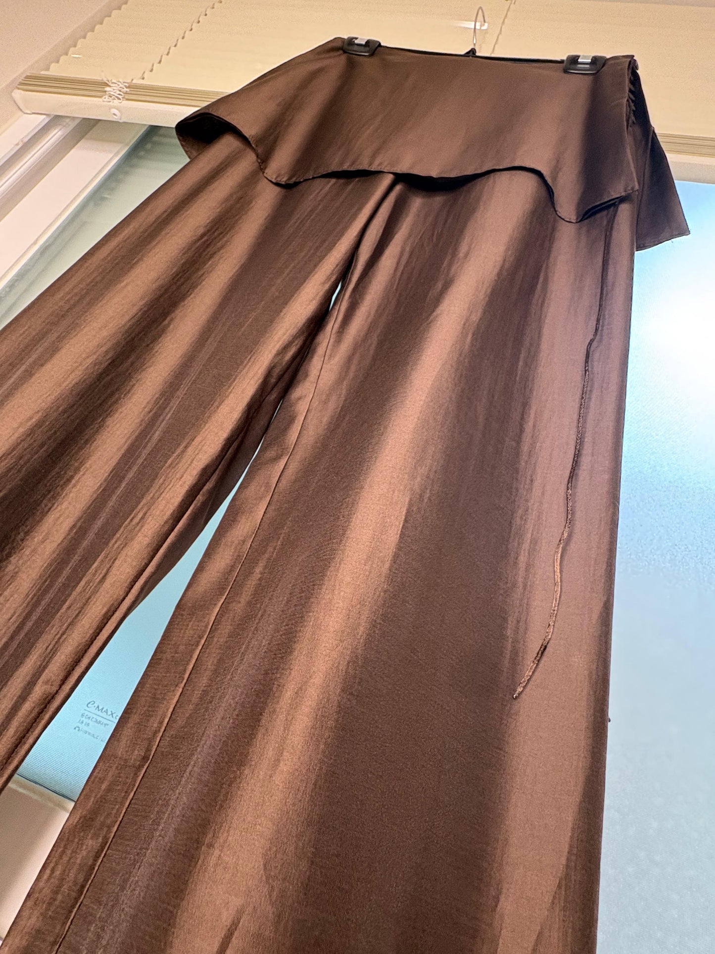 Two in one silky pants #00705