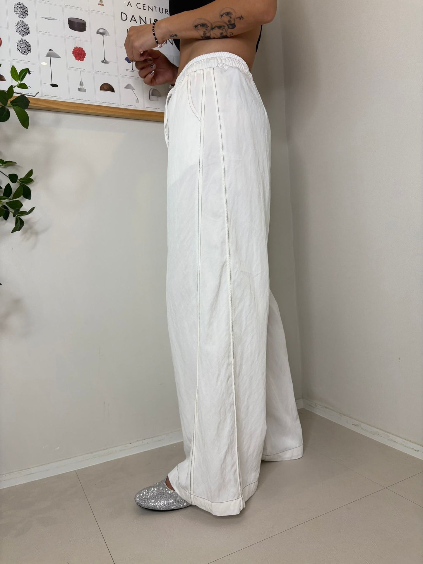 (Promotion-20%)Full elastic line pants #00661