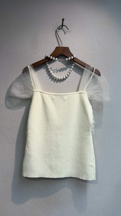 ‘Sa’ sleeves knit top #00650