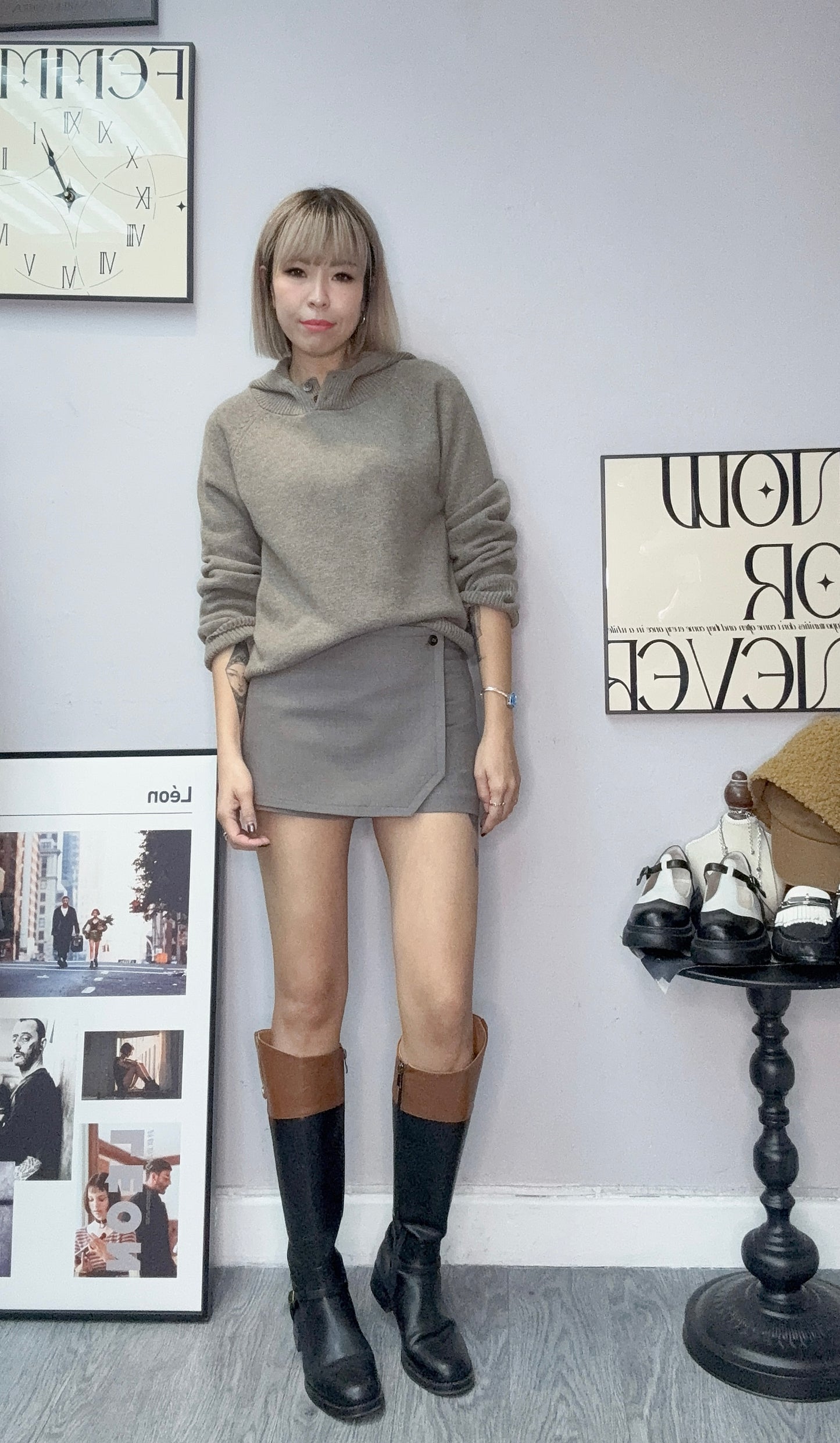 (SS26)Front flap shorts #00303