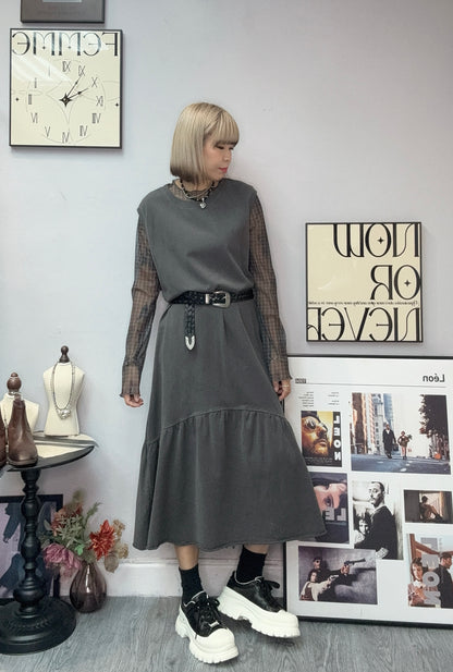 Back tag cotton one piece