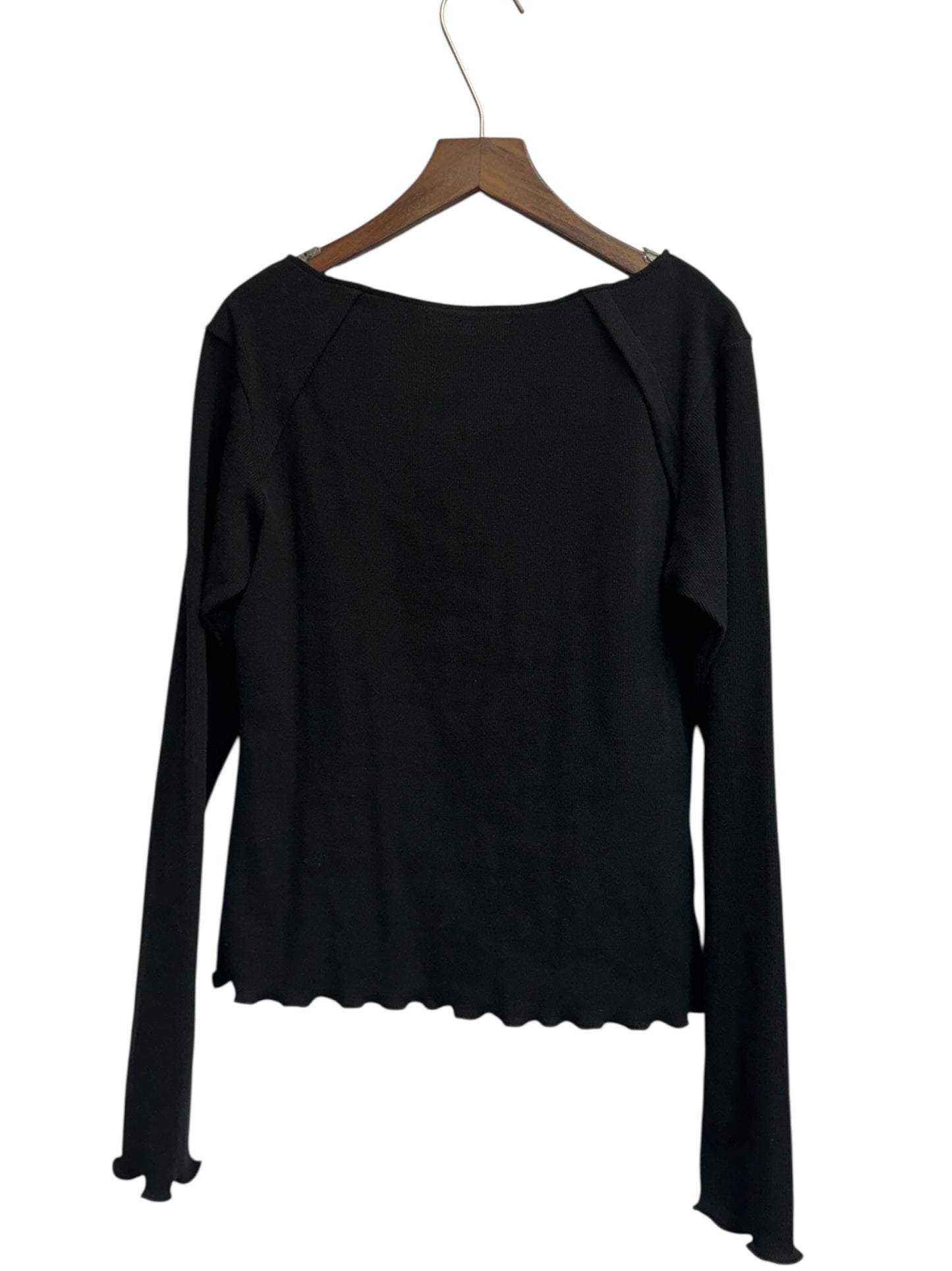 Side button rib tee