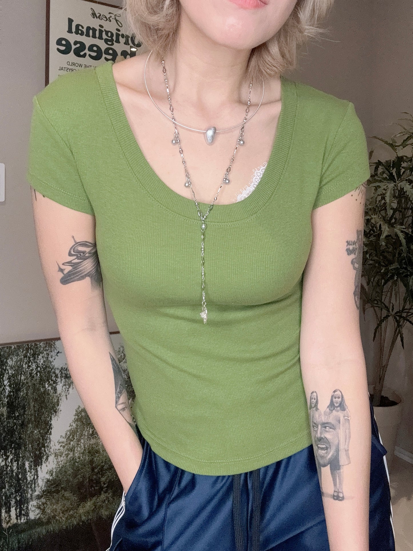 Round neck softy tee #00363