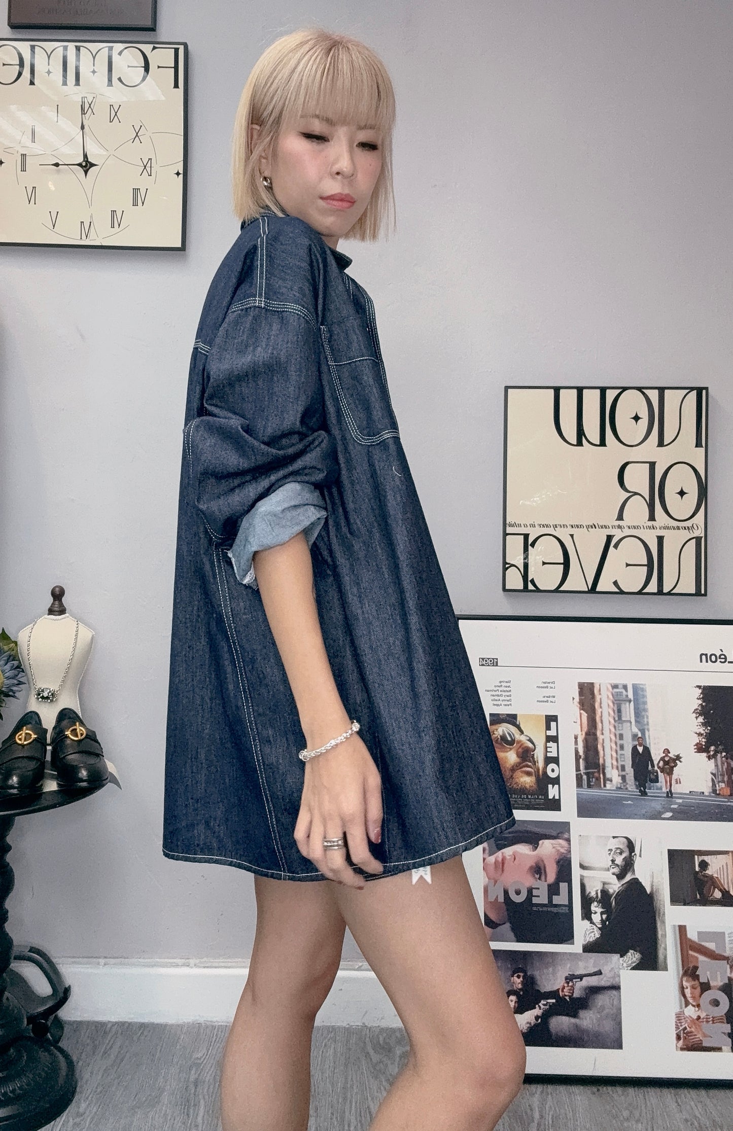 (-30%off)Lighted Denim shirt