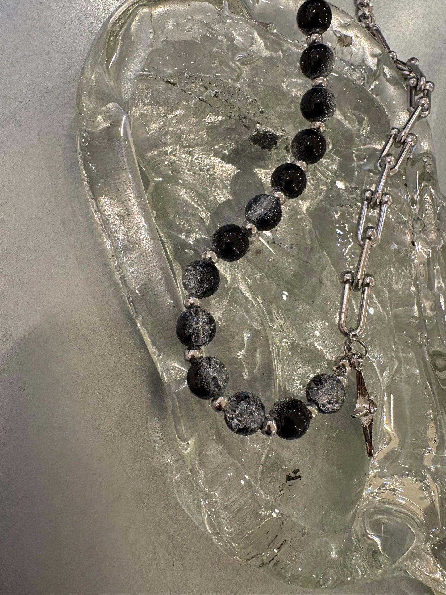 Crystal X Star pendant necklace