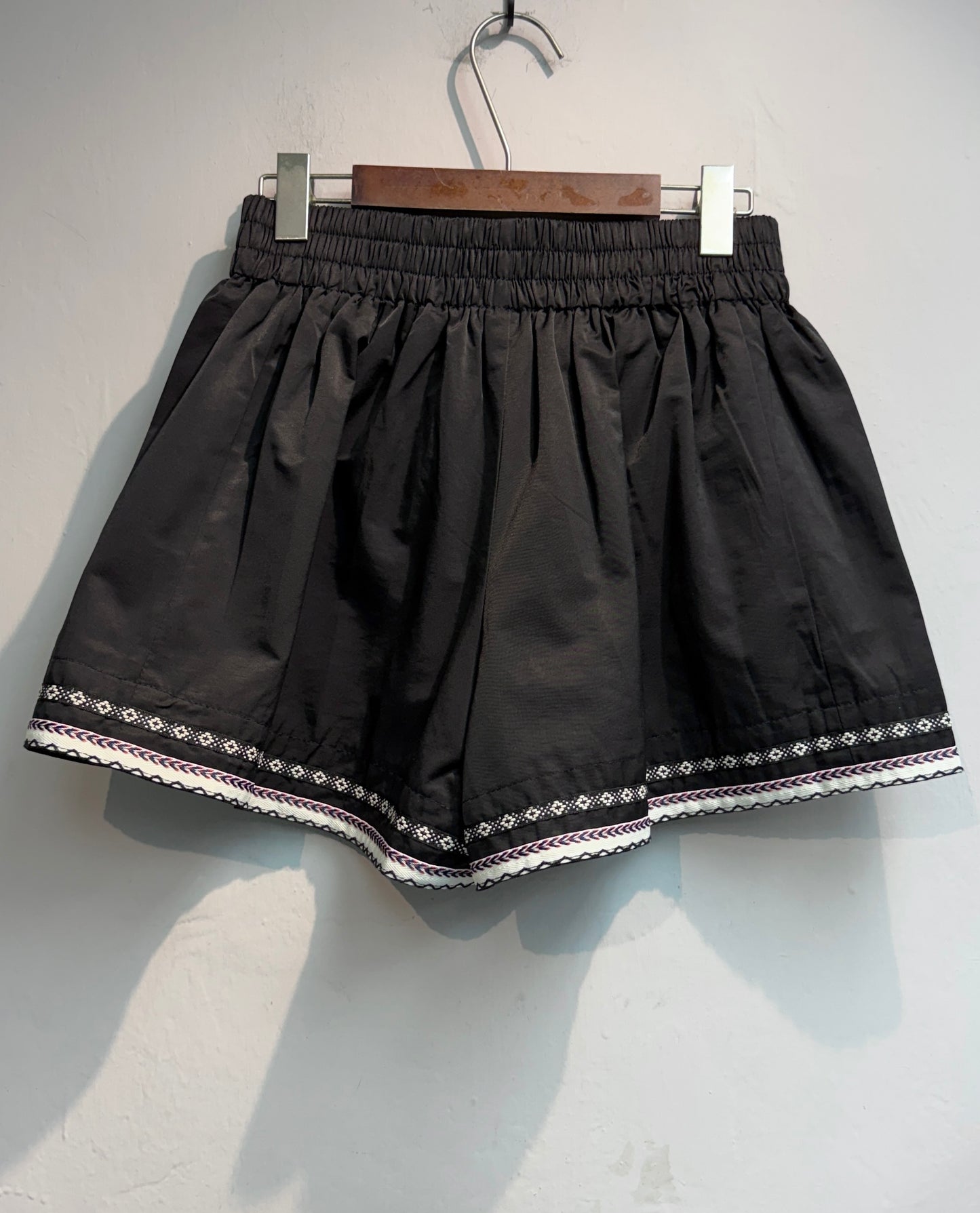 Ethnic trim shorts #00686