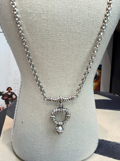 Inverted triangle necklace