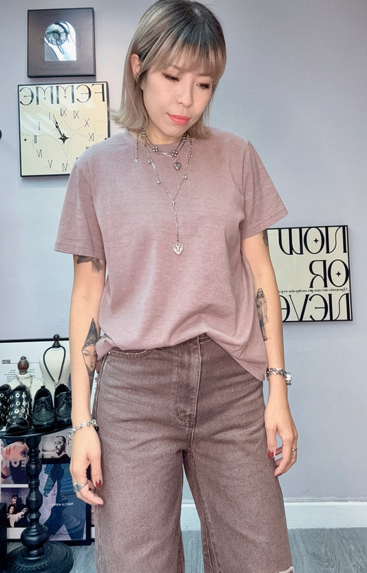 Washing softy tee #00415