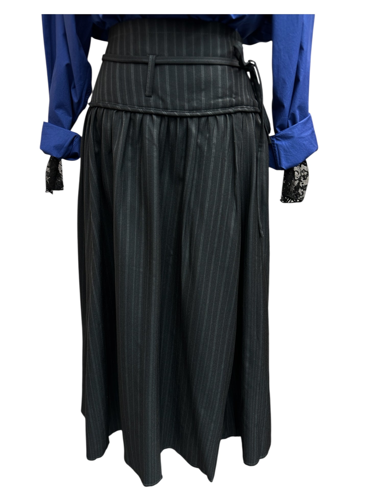 Straight strips skirt