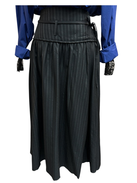 Straight strips skirt