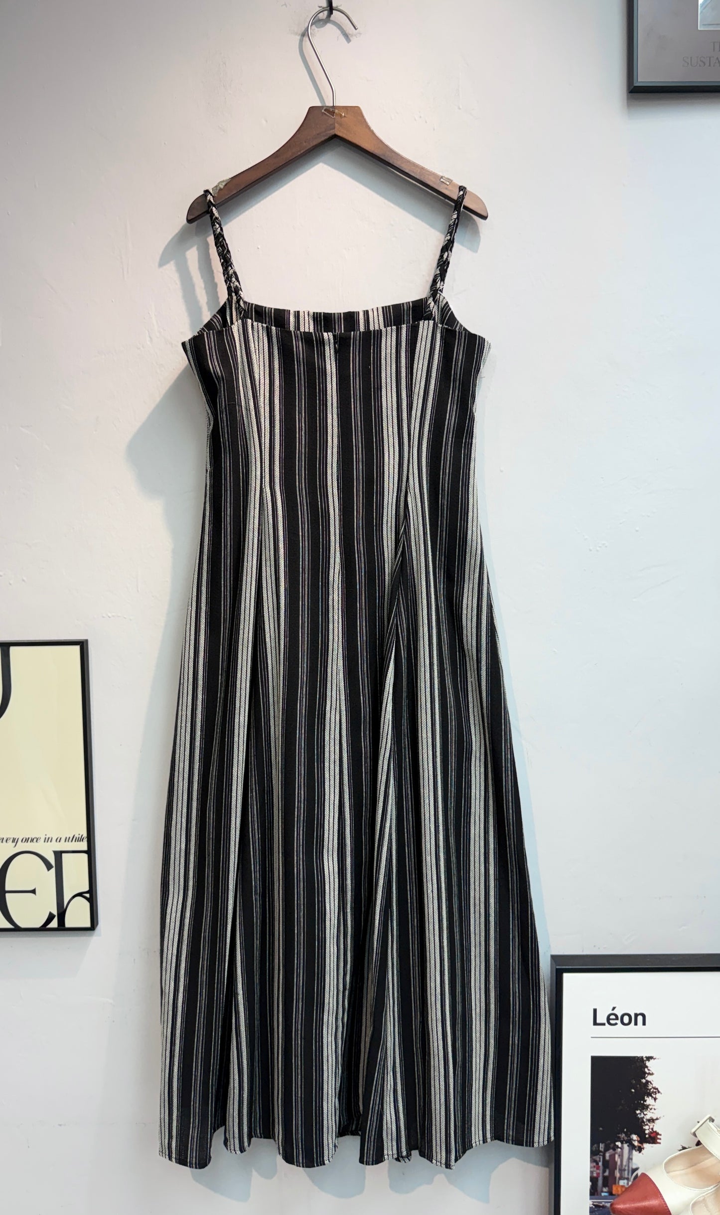 Striped cami one piece #00794