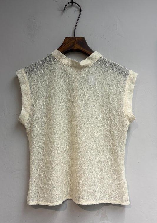 (-30%)Mesh lace blouse