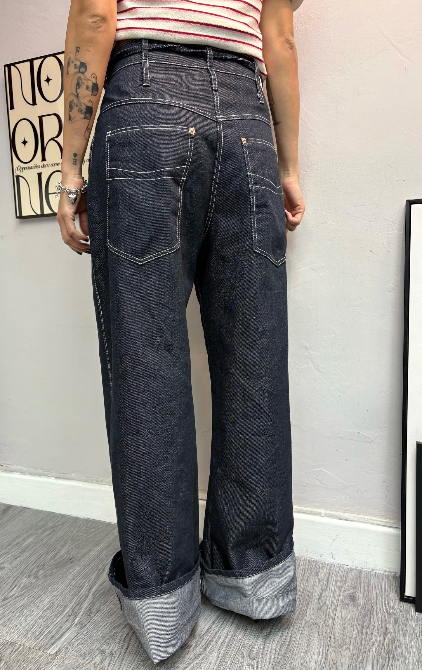 With rope jeans #00388