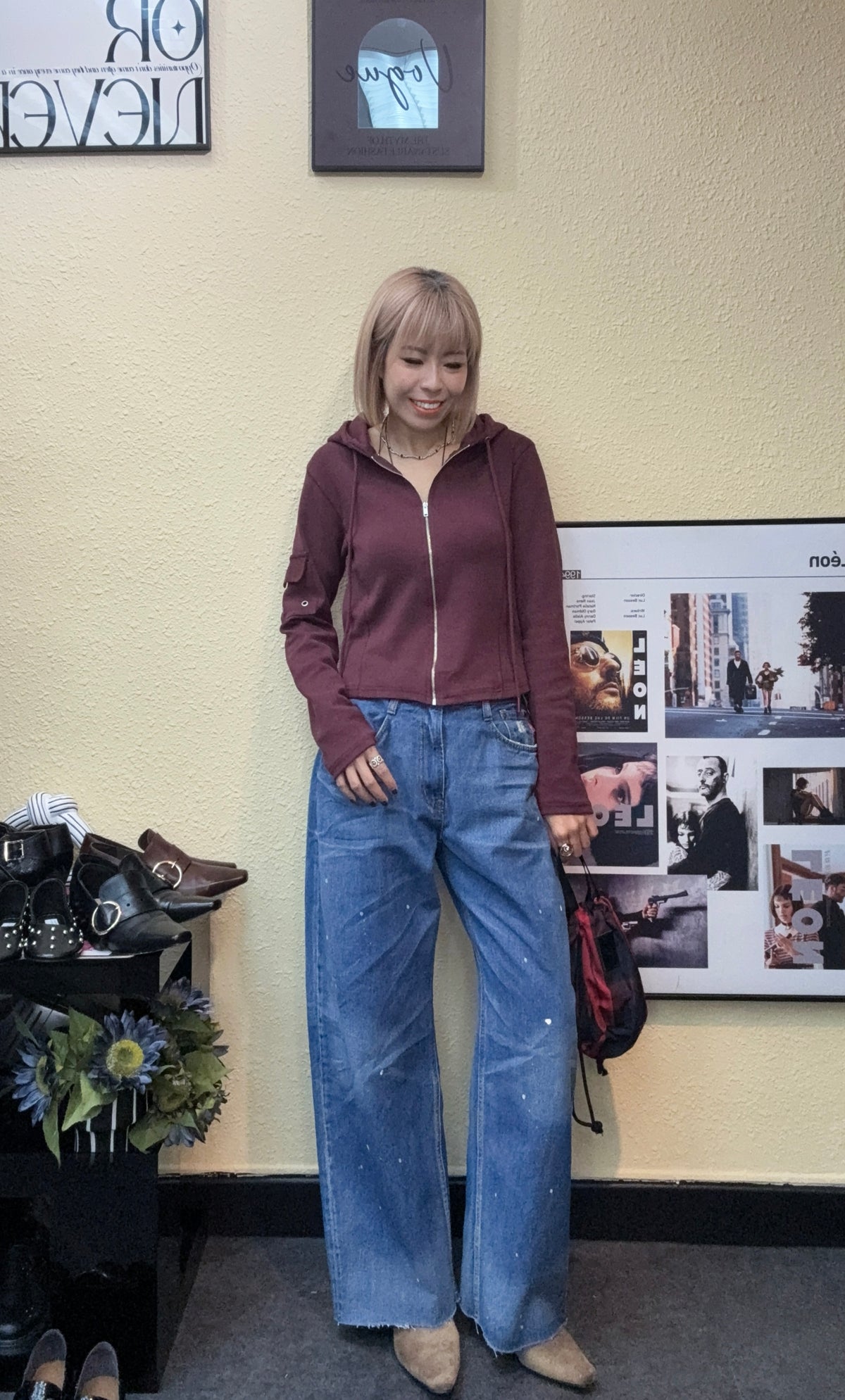 With hat slim cotton outer #00995