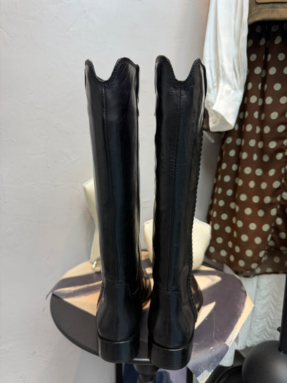 Side v shape Italy Lambskin boot