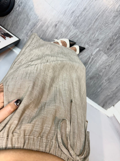 Full elastic plain skirt #00753