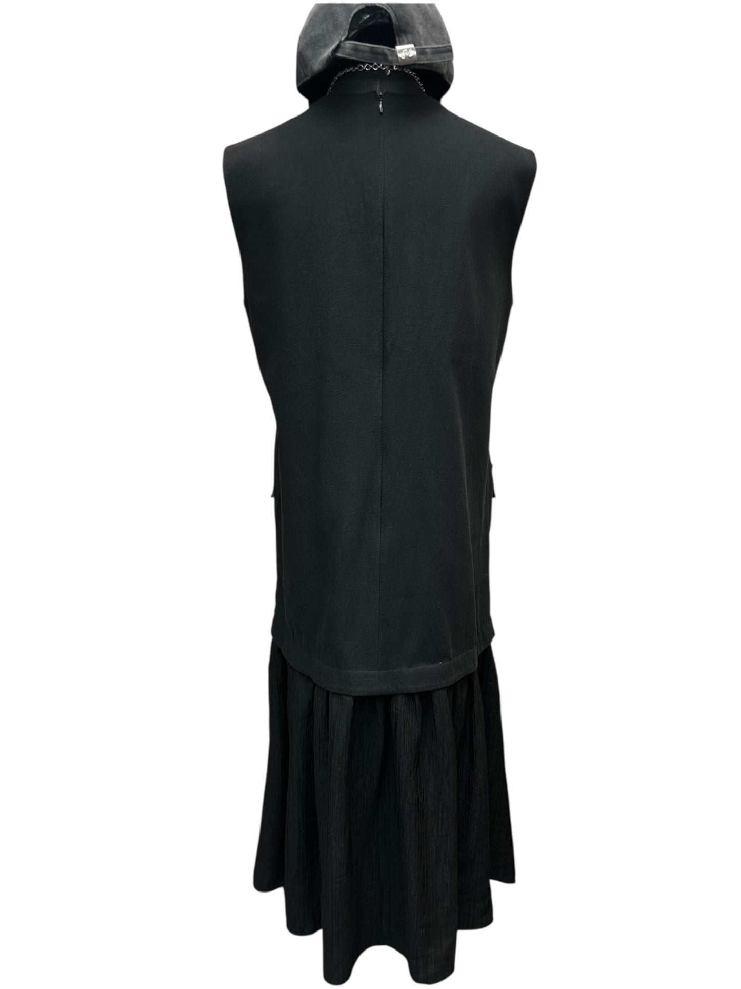 4-pockets vest dress