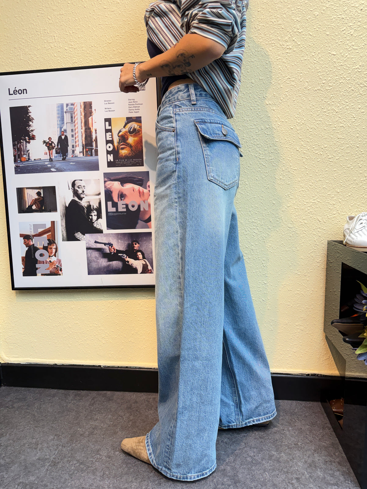 Back pocket jeans #00908