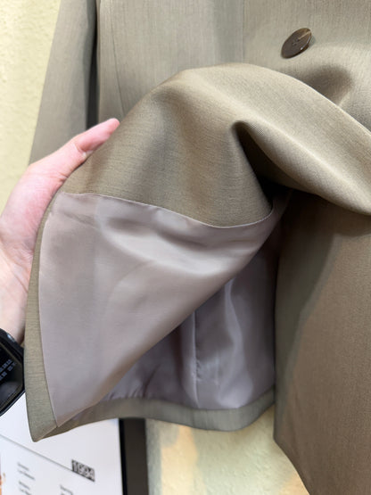 “H” embroidery pocket blazer #00972