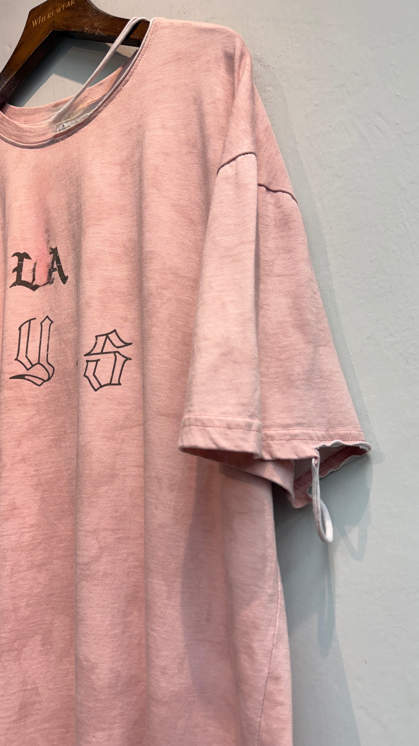 Washing damaged tee #00749