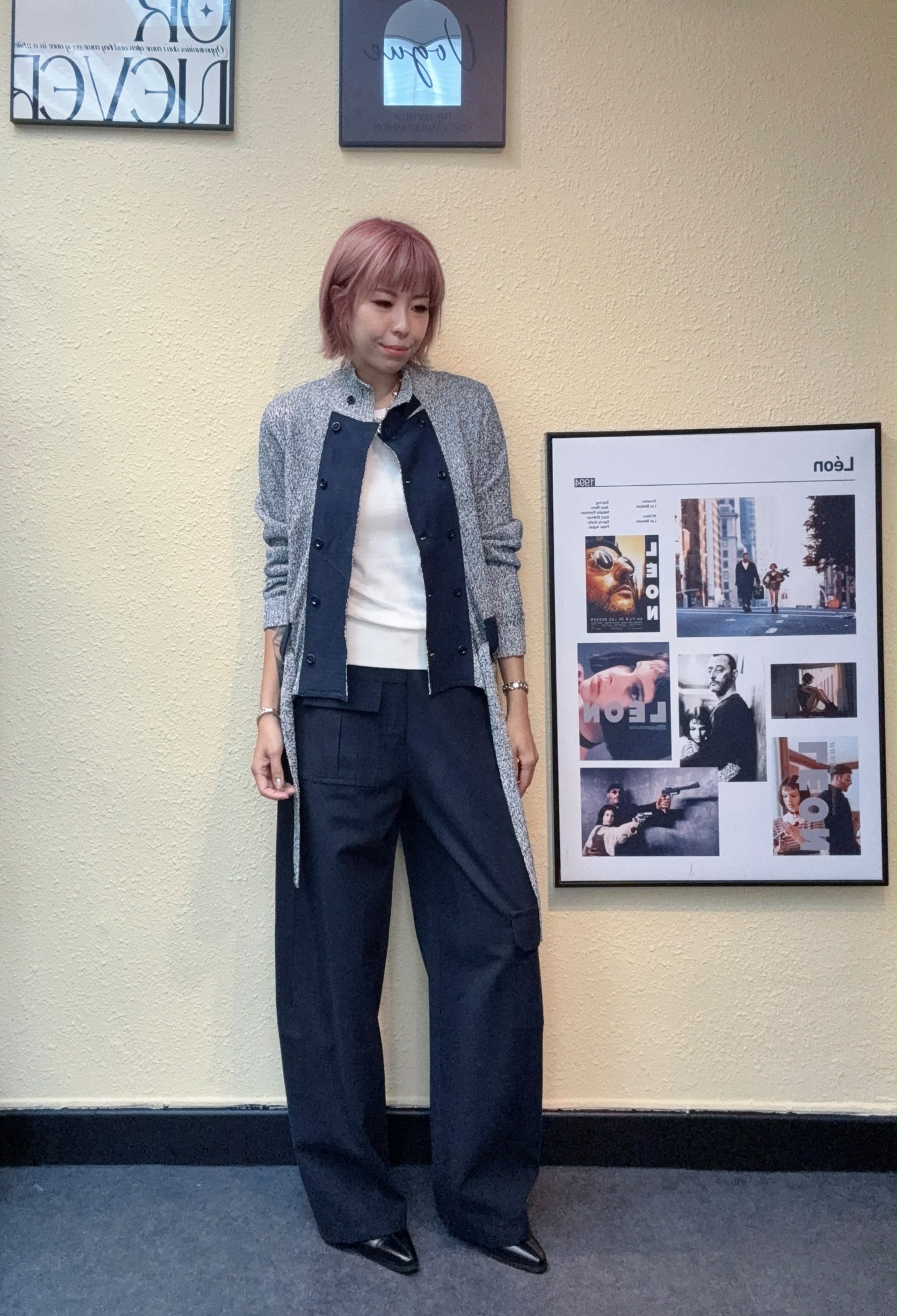 With belt knitted outer #00847