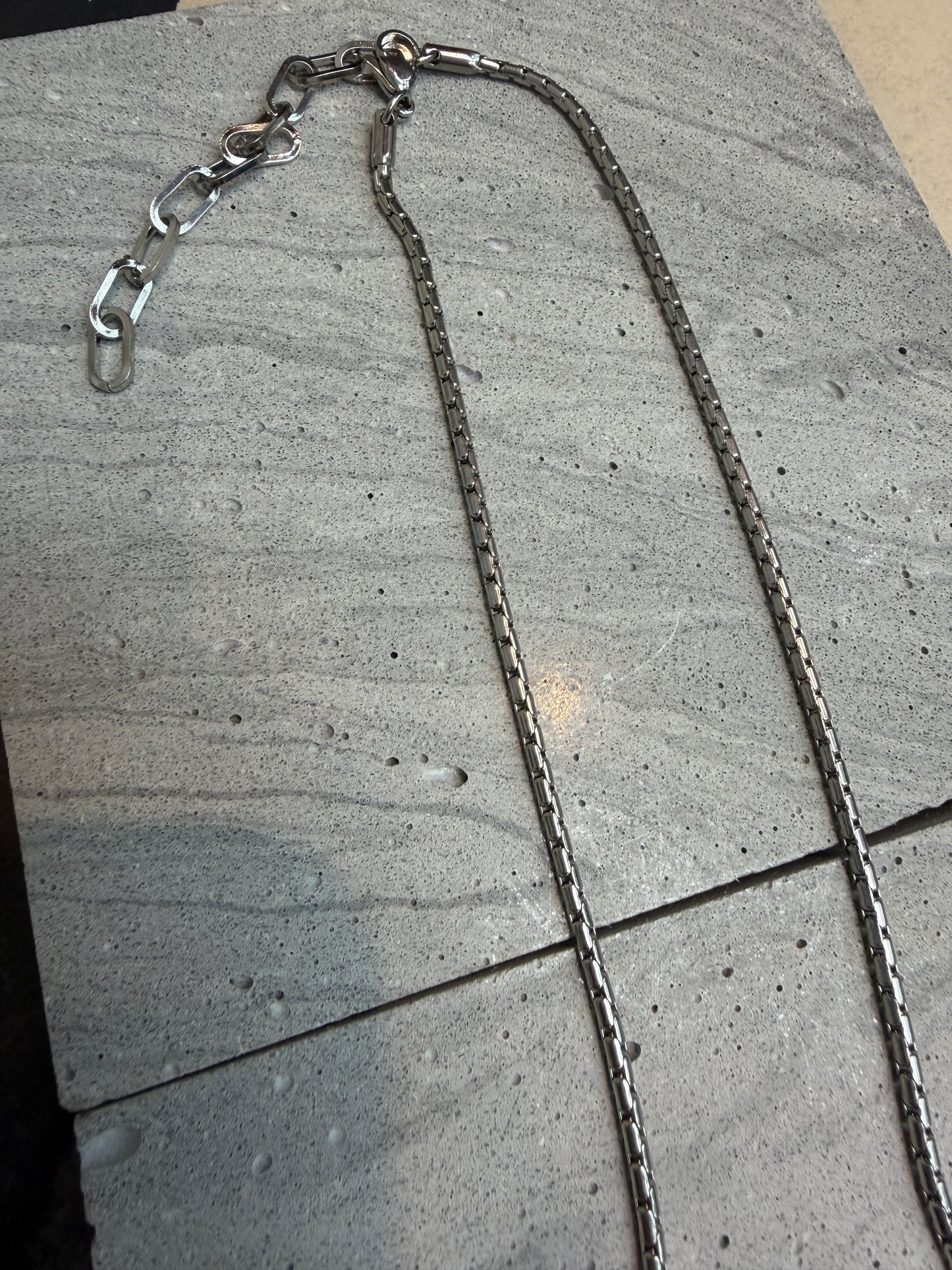 Gold buckle necklace