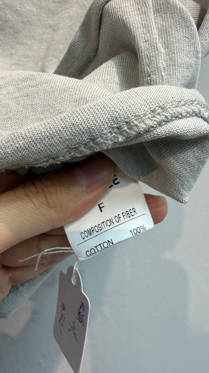 Back label cotton sleeveless outer #00728