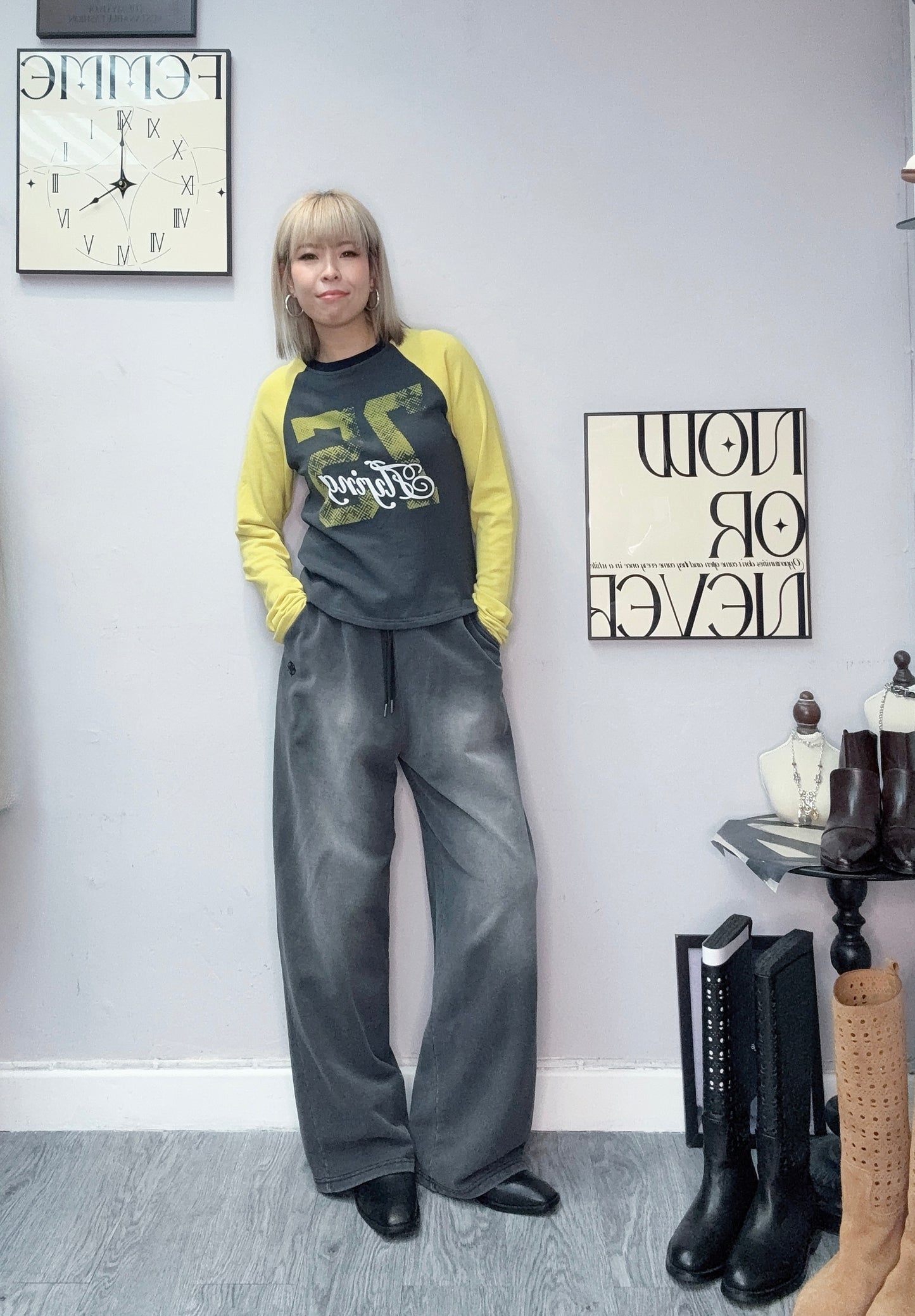 Raglan sleeves tee #00135